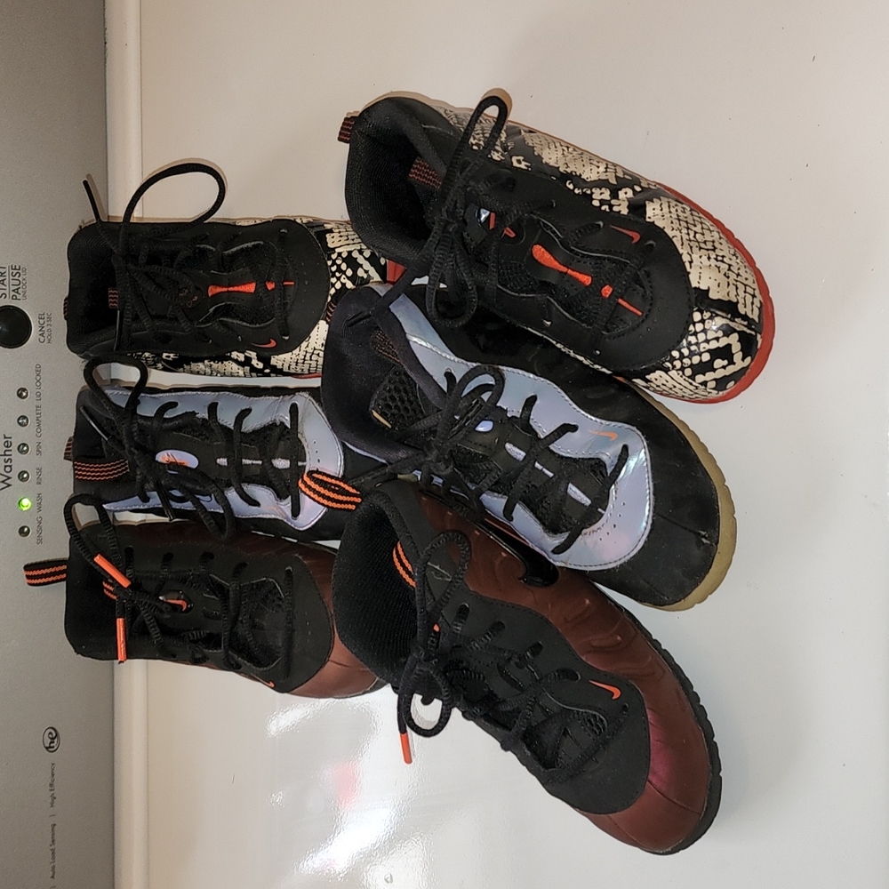 Kids Nike Foam Posite lot size 10c